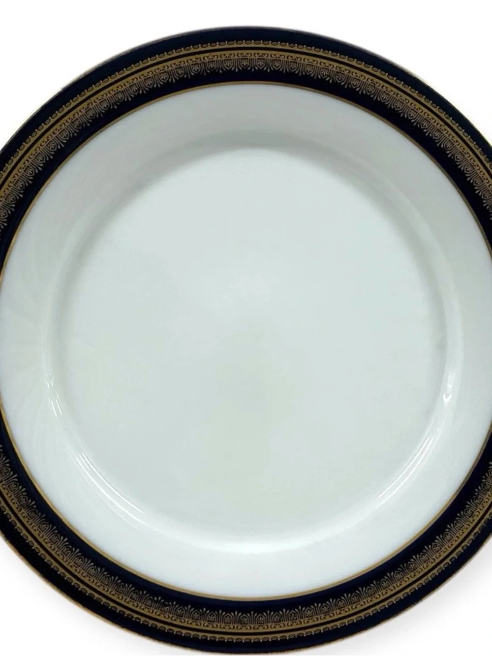 Noritake Legacy Vienna 2796 Set of 4 Dinner Plates 10.5” Blue 24K Gold Trim Vtg